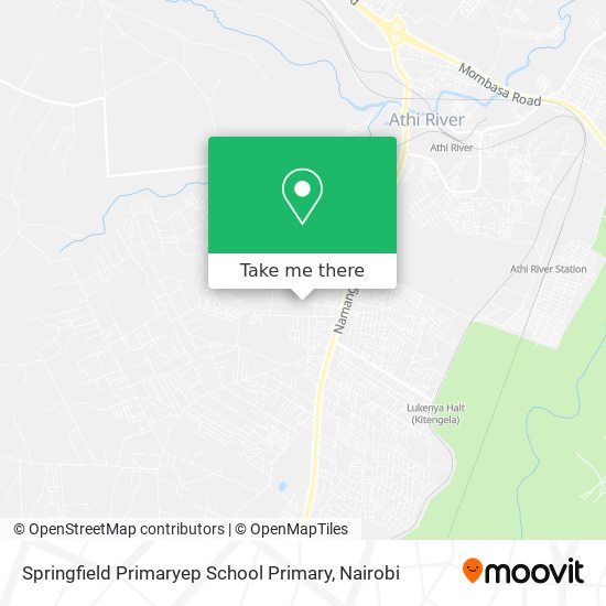 Springfield Primaryep School Primary map