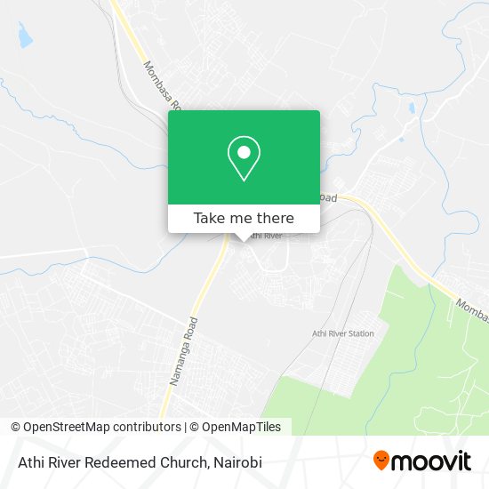 Athi River Redeemed Church map