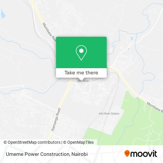 Umeme Power Construction map