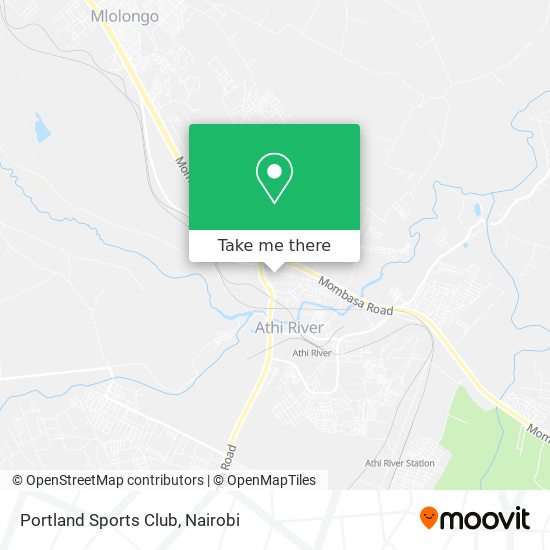 Portland Sports Club map