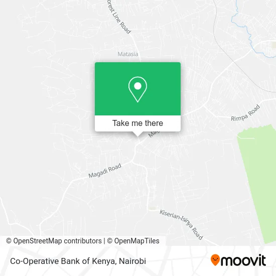 Co-Operative Bank of Kenya map