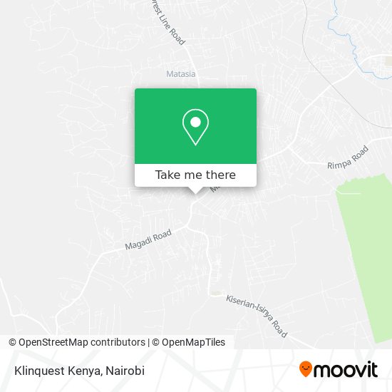 Klinquest Kenya map