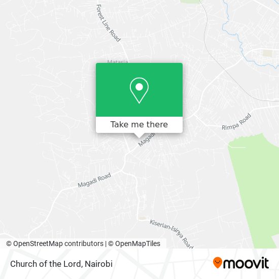 Church of the Lord map