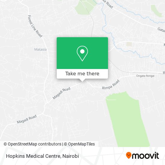 Hopkins Medical Centre map