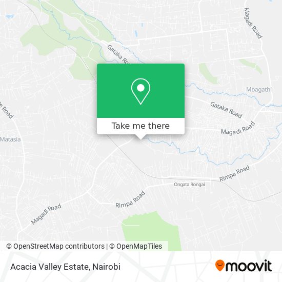 Acacia Valley Estate map