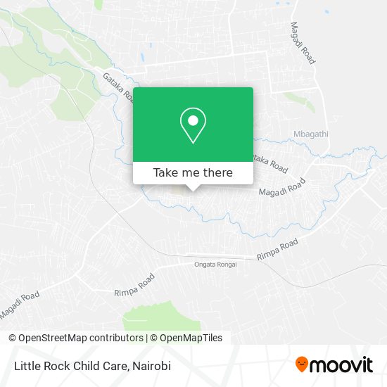 Little Rock Child Care map