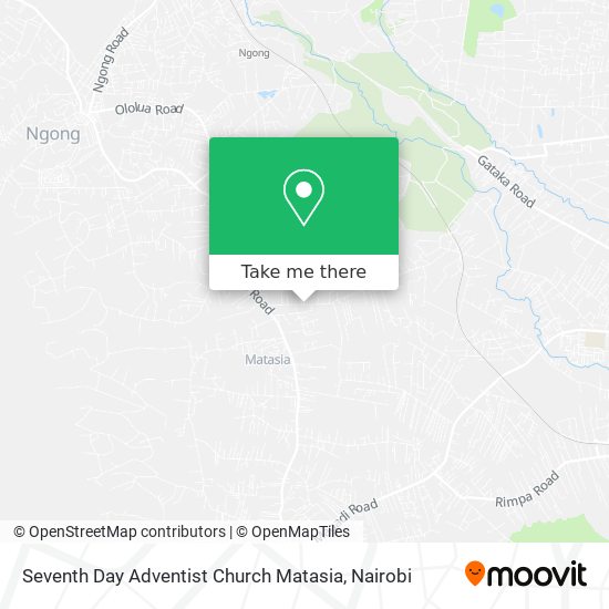 Seventh Day Adventist Church Matasia map
