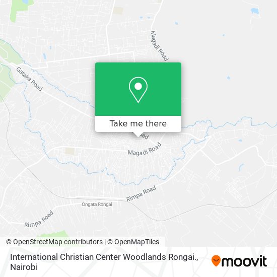 International Christian Center Woodlands Rongai. map