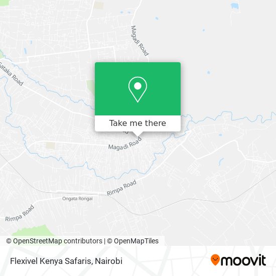 Flexivel Kenya Safaris map
