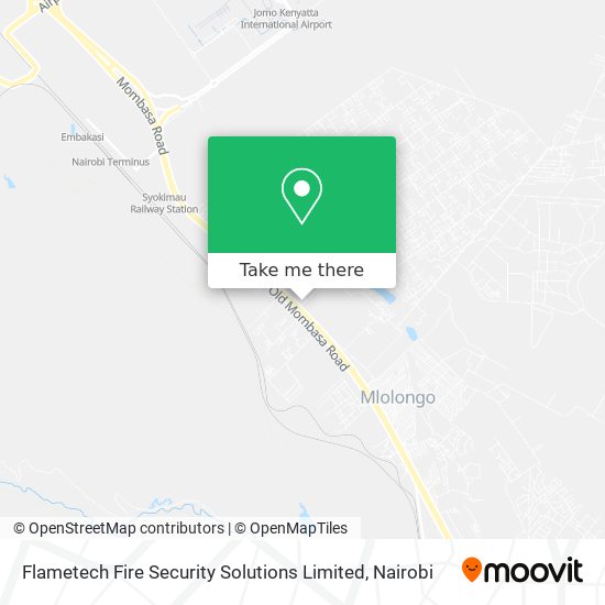 Flametech Fire Security Solutions Limited map