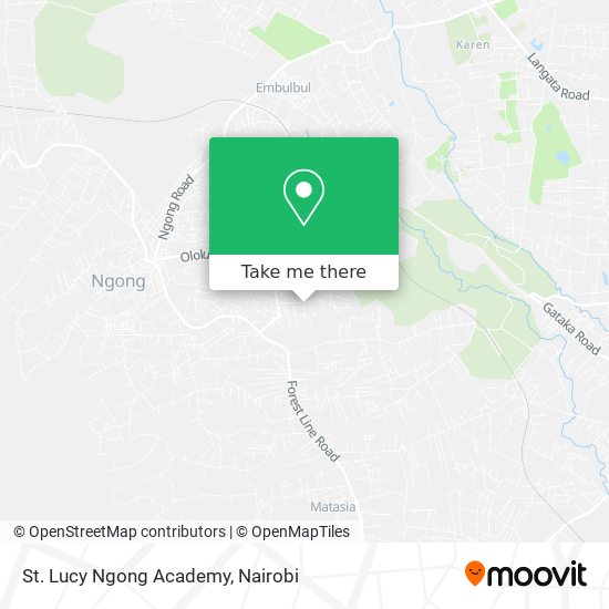 St. Lucy Ngong Academy map