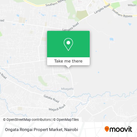Ongata Rongai Propert Market map