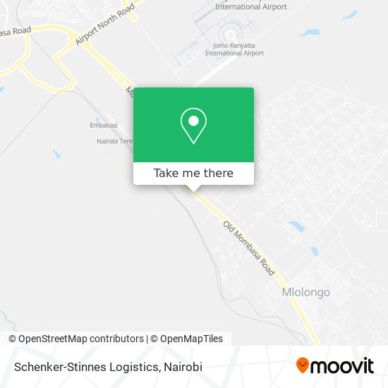 Schenker-Stinnes Logistics map