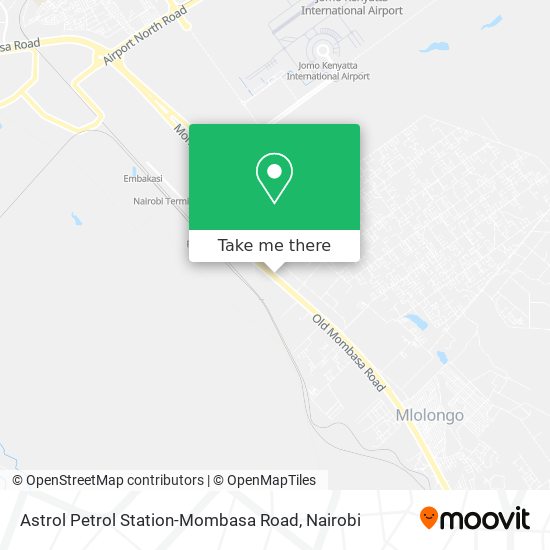 Astrol Petrol Station-Mombasa Road map