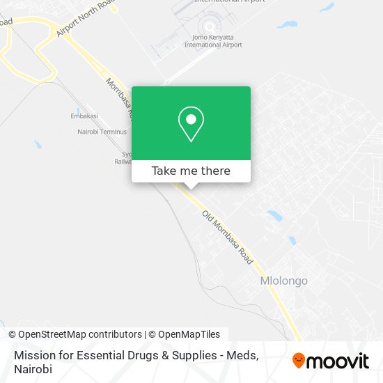Mission for Essential Drugs & Supplies - Meds map