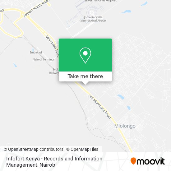 Infofort Kenya - Records and Information Management map