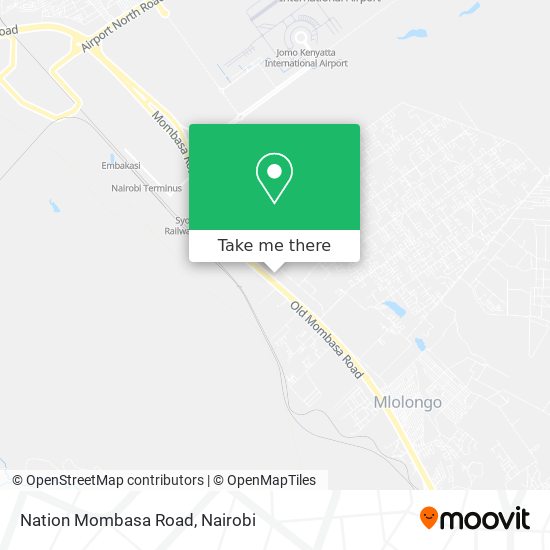 Nation Mombasa Road map