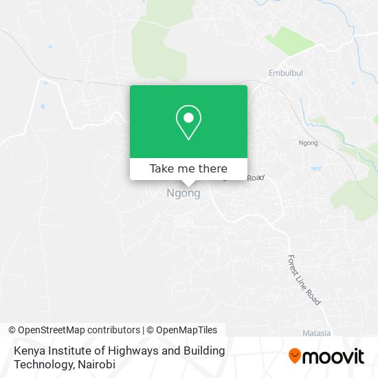 Kenya Institute of Highways and Building Technology map