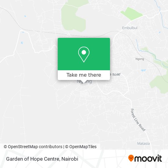 Garden of Hope Centre map