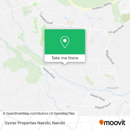 Oyster Properties Nairobi map