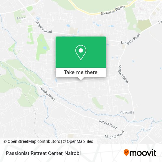 Passionist Retreat Center map