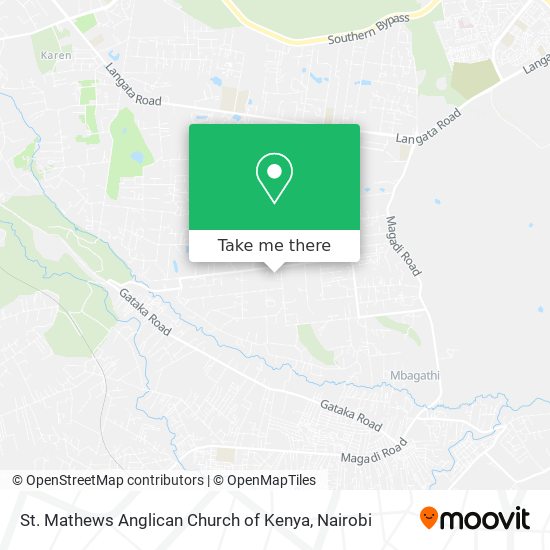 St. Mathews Anglican Church of Kenya map