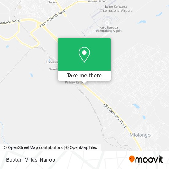 Bustani Villas map