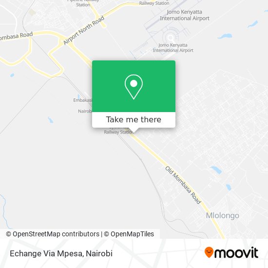 Echange Via Mpesa map