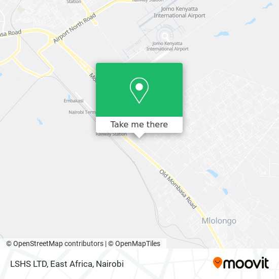 LSHS LTD, East Africa map