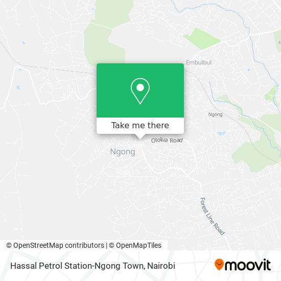 Hassal Petrol Station-Ngong Town map