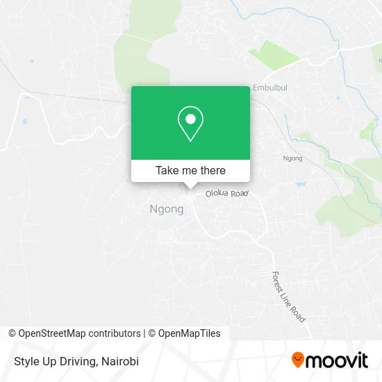 Style Up Driving map