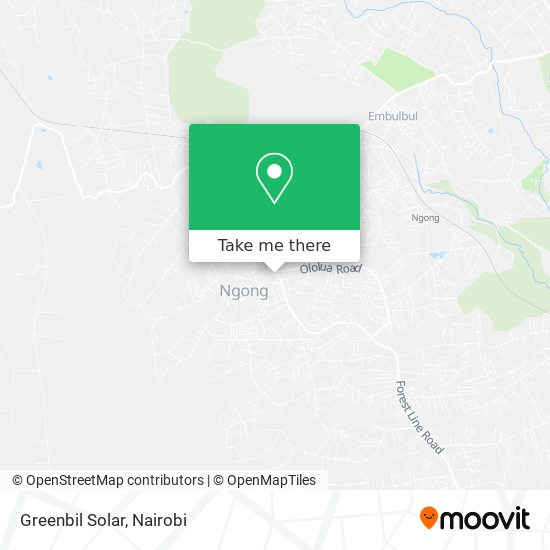 Greenbil Solar map