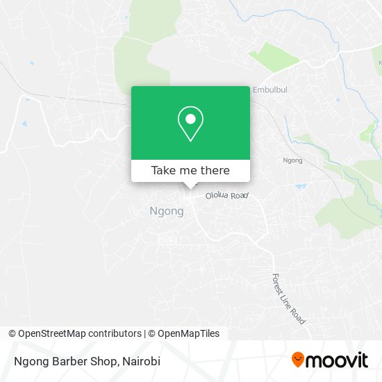Ngong Barber Shop map