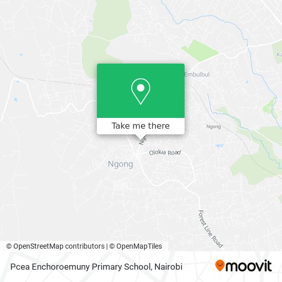 Pcea Enchoroemuny Primary School map