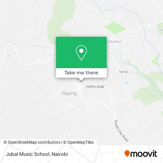 Jubal Music School map