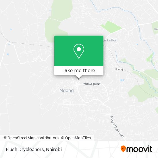 Flush Drycleaners map