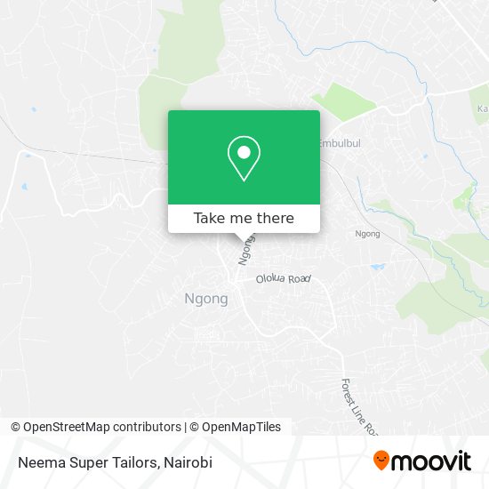 Neema Super Tailors map