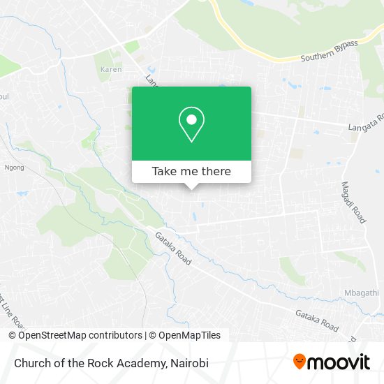 Church of the Rock Academy map