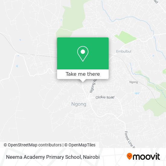 Neema Academy Primary School map