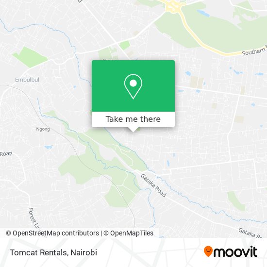 Tomcat Rentals map
