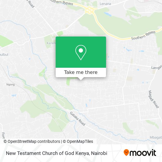 New Testament Church of God Kenya map