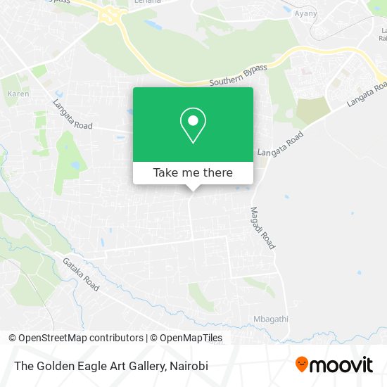 The Golden Eagle Art Gallery map