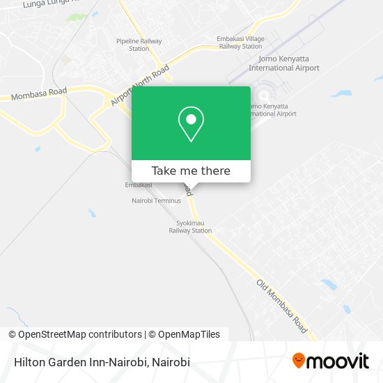 Hilton Garden Inn-Nairobi map