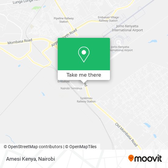 Amesi Kenya map