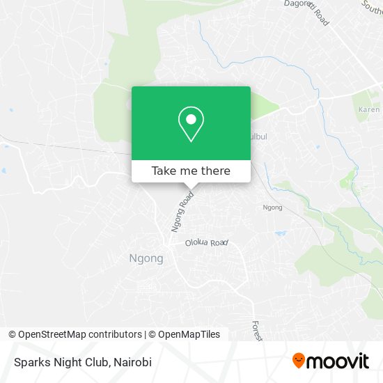 Sparks Night Club map