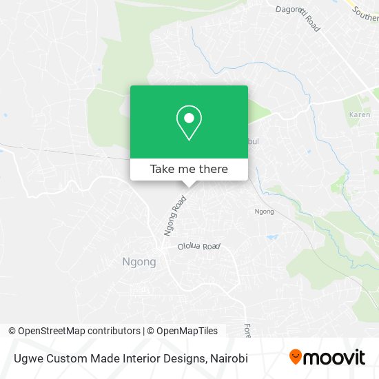 Ugwe Custom Made Interior Designs map