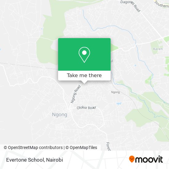 Evertone School map