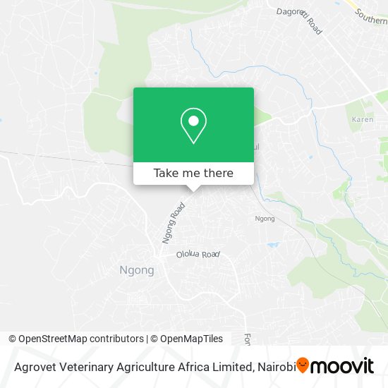 Agrovet Veterinary Agriculture Africa Limited map