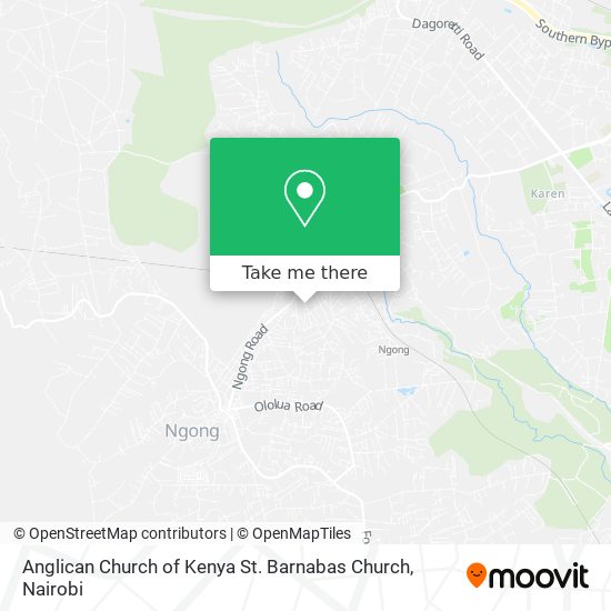 Anglican Church of Kenya St. Barnabas Church map