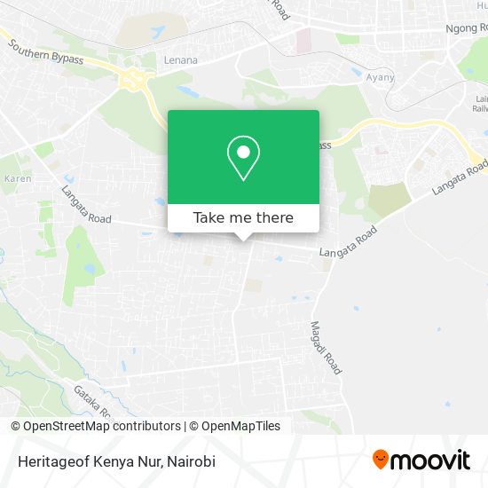 Heritageof Kenya Nur map